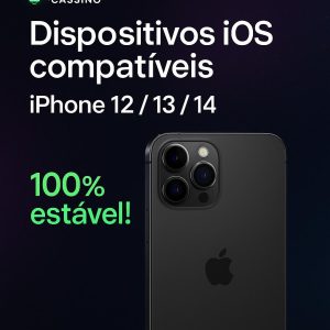 Dispositivos iOS compatíveis com o aplicativo Pix Cassino